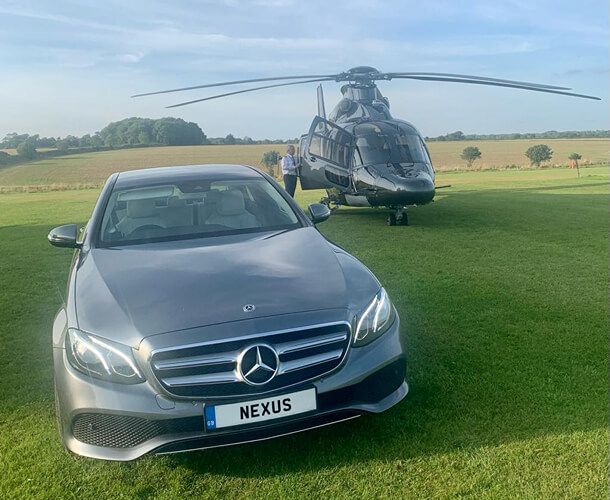 Nexus Transfers Mercedes at airfield